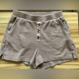KNIX Waffle Shorts in soft brown! 🤎 Size M